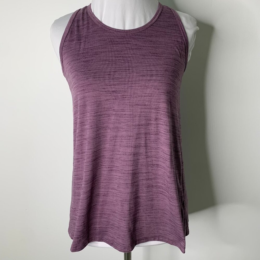 Athelta Women's Purple Open Tie Back Sleeveless Tank Top Size XS